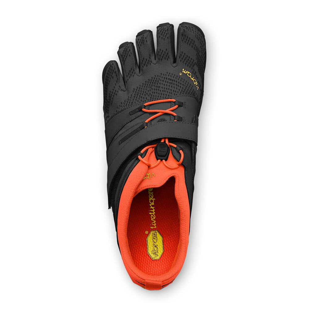 Vibram FiveFingers Herre Vandrestøvler Sort/Orange - V-Train 2.0 - 0652SUNXD